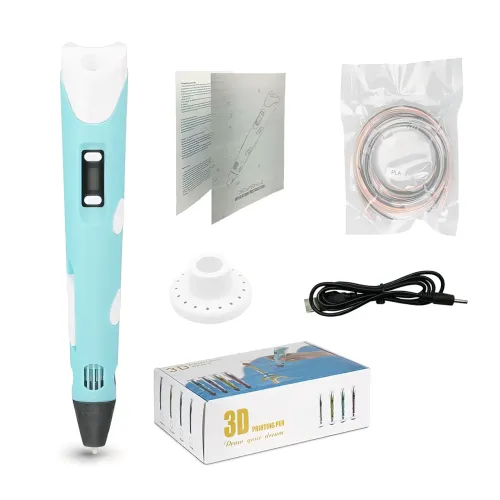 3D Ручка PEN-3 с трафаретом LK202210-1, 230 градусов, для ABS и PLA пластика - фото 5