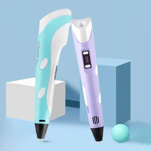 3D Ручка PEN-3 с трафаретом LK202210-1, 230 градусов, для ABS и PLA пластика - фото 4