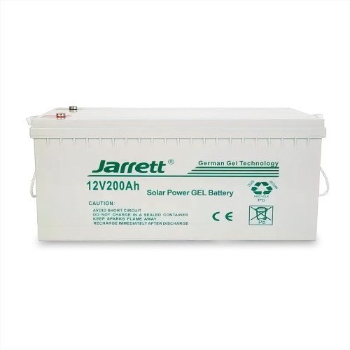 Гелевый аккумулятор Jarrett 12В, 200Ач для домашних систем электропитания