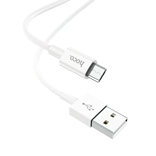 Кабель HOCO X64 MicroUSB для заряджання смартфона, 1 метр, 2.4 А - фото 2
