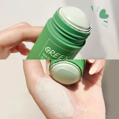 Маска для лица Green Tea Mask Stick от Nicor с экстрактом зеленого чая, глиняная, в форме стика - фото 2