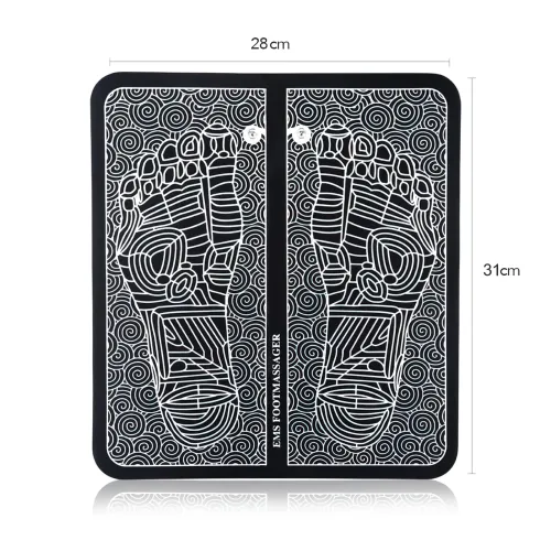 Масажний електричний килимок для стоп EMS Foot Mat, 6 режимів, нейлоновий - фото 6