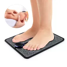 Массажный электрический коврик для ступней EMS Foot Mat, 6 режимов, нейлоновый