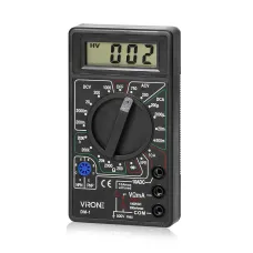 Мультиметр із цифровим дисплеєм DT-830B, 2 вимірювальні щупи, 100 мкВ