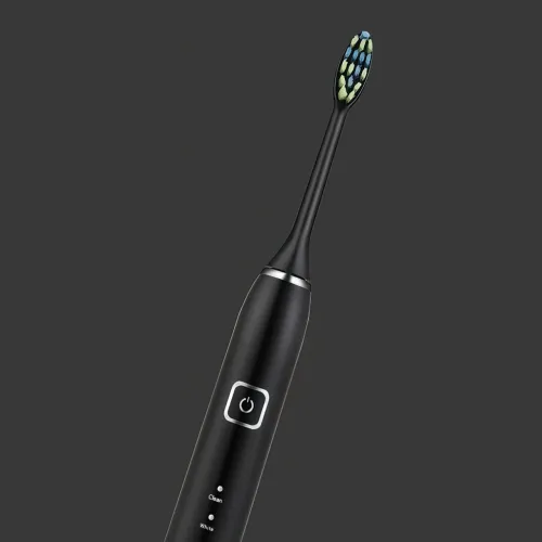 Акумуляторна зубна щітка Shuke SK-601 з 5 режимами роботи, 6000 мА/год,  функція масажу Чорний