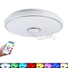 Люстра світлодіодна Sneha LY6121​​​​​​​ 41 см, RGB-підсвіткою, колонкою, 50 Вт
