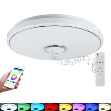 Люстра світлодіодна Sneha LY6121​​​​​​​ 35 см, з пультом, RGB-підсвіткою, колонкою, 50 Вт
