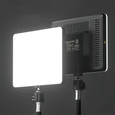 Світлодіодна лампа для фото та відеознімання Light MM-240, 24 см, прямокутна з штативом