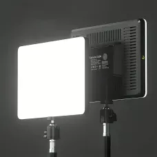 Світлодіодна лампа для фото та відеознімання Light MM-240, 24 см, прямокутна з штативом