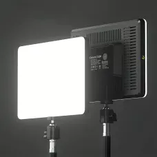 Світлодіодна лампа для фото та відеознімання Light MM-240, 24 см, прямокутна з штативом