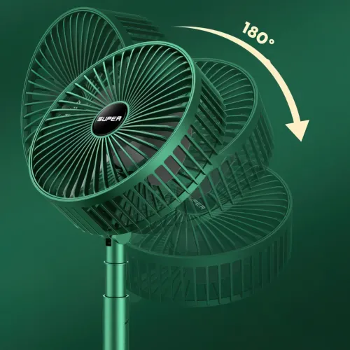 Складаний портативний телескопічний вентилятор Telescopic Fan, 5 Вт, micro USB, 8 годин роботи - фото 5