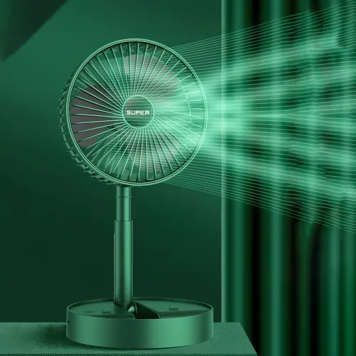 Складаний портативний телескопічний вентилятор Telescopic Fan, 5 Вт, micro USB, 8 годин роботи - фото 4