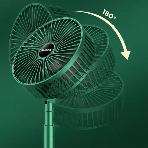 Складаний портативний телескопічний вентилятор Telescopic Fan, 5 Вт, micro USB, 8 годин роботи - фото 5