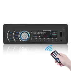 Автомобильная магнитола XbTqd 1801, 1DIN, 200 Вт, Aux, USB, Bluetooth, с пультом ДУ