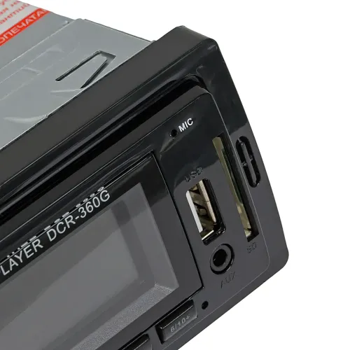 Автомобільна магнітола XbTqd 1785, 1DIN, 200 Вт, Aux, USB, Bluetooth, з пультом ДК - фото 6