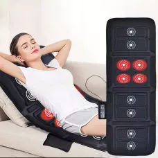 Электронный массажный матрас Massage mat с подогревом, 9 массажных моторов, с пультом ДУ