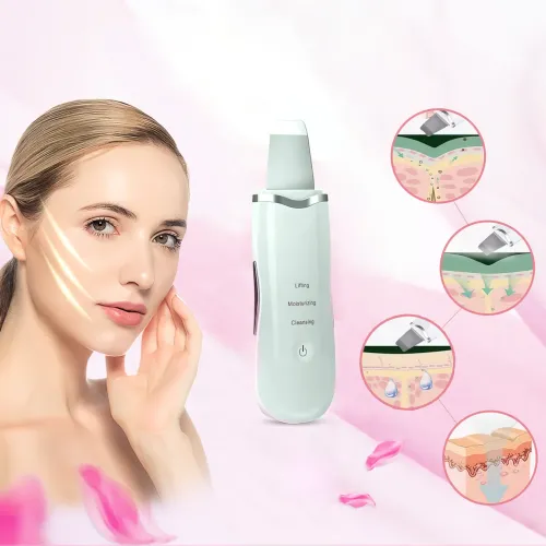 Апарат ультразвукового пілінгу Skin Scrubber XL-293, скрабер 23 мм, 600 мА/год, 2 Вт - фото 6