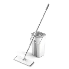 Швабра з відром Easy Mop з автоматичним віджиманням і складаною ручкою, 8 літрів