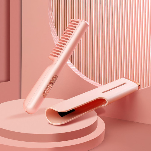 Гребінець для випрямлення волосся Hair Comb LY-297, 45 Вт, до 190 градусів, зі швидким нагріванням і функцією іонізац - фото 4