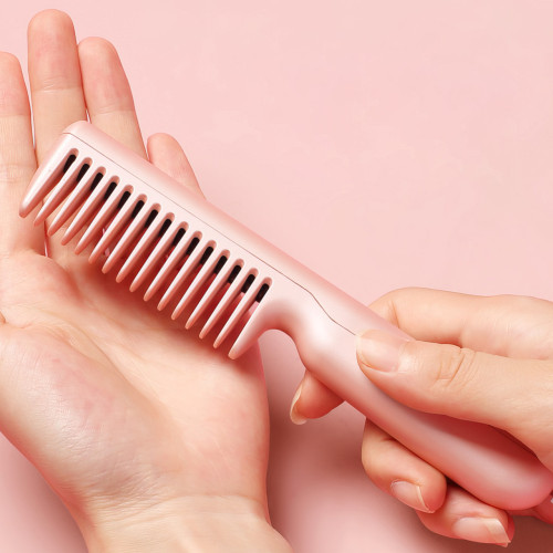 Гребінець для випрямлення волосся Hair Comb LY-297, 45 Вт, до 190 градусів, зі швидким нагріванням і функцією іонізац - фото 6
