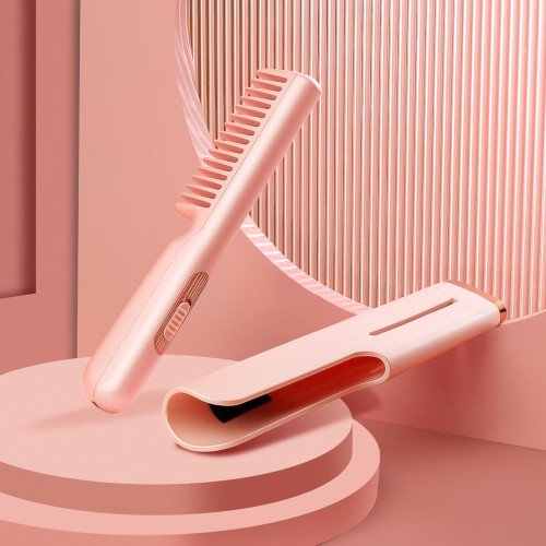 Расческа для выпрямления волос Hair Comb LY-297, 45 Вт, до 190 градусов, с быстрым нагревом и функцией ионизац - фото 4