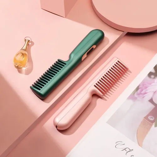 Гребінець для випрямлення волосся Hair Comb LY-297, 45 Вт, до 190 градусів, зі швидким нагріванням і функцією іонізац
