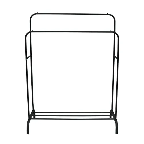 Двойная стойка вешалка Double floor Hanger для одежды с полкой для обуви, 145х110 см, до 30 кг - фото 3