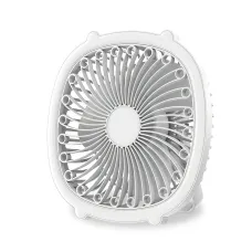 Портативний вентилятор із лампою Fill Light Fan, акумуляторний 1200 мА/год, 5 Вт, заряджання Type-C