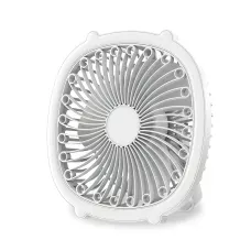Портативний вентилятор із лампою Fill Light Fan, акумуляторний 1200 мА/год, 5 Вт, заряджання Type-C