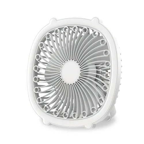 Портативний вентилятор із лампою Fill Light Fan, акумуляторний 1200 мА/год, 5 Вт, заряджання Type-C