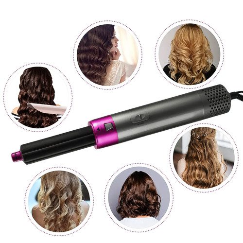 Мультистайлер Hot Air Styler 5в1 для завивання та випрямлення волосся, 1000 Вт, 5 насадок, з кейсом - фото 5