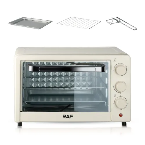 Електрична духовка RAF R.5306W, 22 л, 1200 Вт, до 250 градусів, з таймером 60 хвилин - фото 5