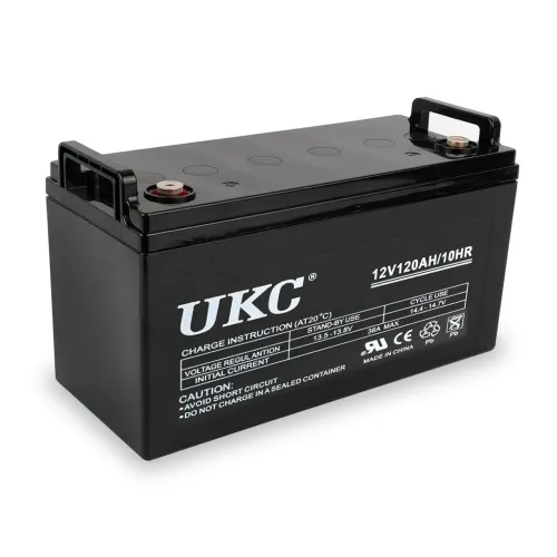 Акумулятор гелевий UKC 12V120AH/10HR, до 12 років експлуатації, з ємністю 120 А·год, 12 В - фото 2