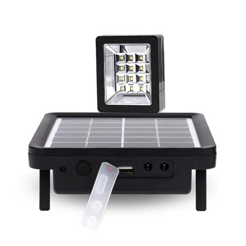 Прожектор із сонячною панеллю EasyPower EP-07 з датчиком руху, 1500 мА/год, SMD, IP66 - фото 2