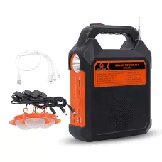 Портативная солнечная система EasyPower EP-0188, 4500 мА/ч, с функцией повербанк и выносными лампочками
