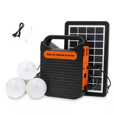 Портативна сонячна система EasyPower EP-391B, 4000 мА/год, з функцією повербанк і виносними лампочками