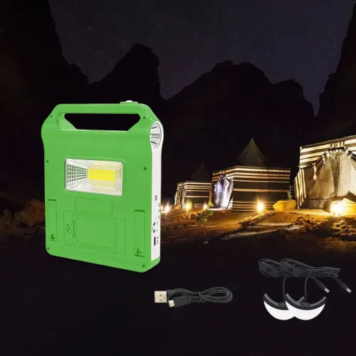 Портативна сонячна система EasyPower EP-038А, 3000 мА/год, з функцією повербанк і виносними лампочками - фото 5