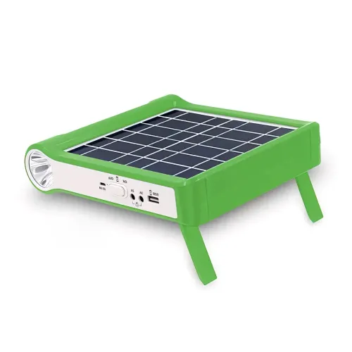 Портативна сонячна система EasyPower EP-038А, 3000 мА/год, з функцією повербанк і виносними лампочками - фото 4