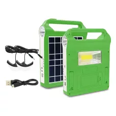 Портативная солнечная система EasyPower EP-038А, 3000 мА/ч, с функцией повербанк и выносными лампочками