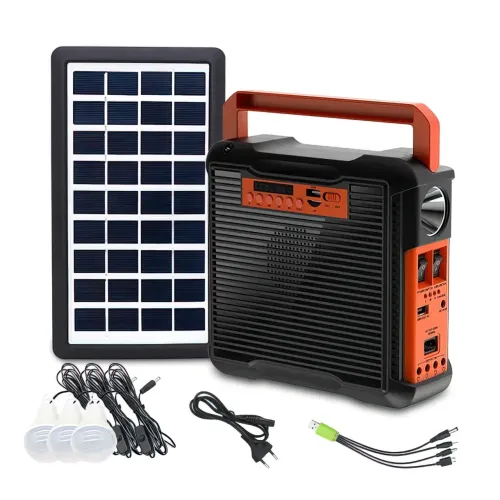 Портативна сонячна система EasyPower EP-395, 4000 мА/год, з функцією повербанк і виносними лампочками