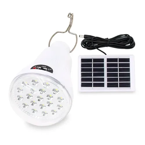 Виносна лампочка із сонячною панеллю EasyPower EP-020, акумуляторна на  900 мА/год, SMD, до 5 годин роботи