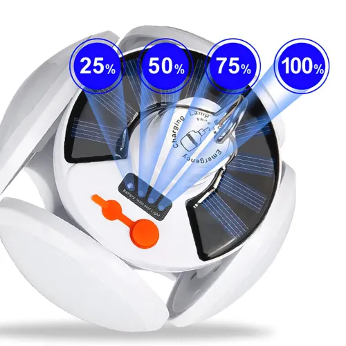 Лампа із сонячною панеллю BL-2029, акумуляторна на 2400 мА/год, SMD, IP65, до 4 годин роботи - фото 3