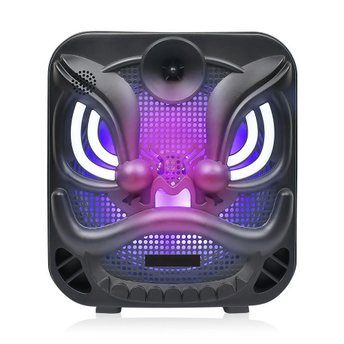 Портативная колонка RX-8130A с RGB подсветкой, 5 Вт, от 2 до 20 кГц, с USB, SD картой и FM радио - фото 2
