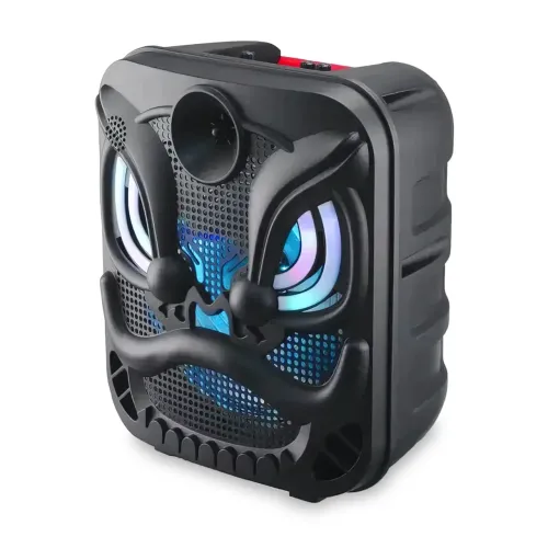 Портативна колонка RX-8130A з RGB-підсвіткою, 5 Вт, від 2 до 20 кГц, з USB, SD-картою і FM-радіо - фото 2