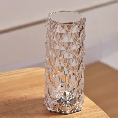 Настільна RGB лампа Crystal Rose Ambience, акумуляторна, 5 Вт, 10 годин на одному заряді, 4 режими яскравості - фото 4