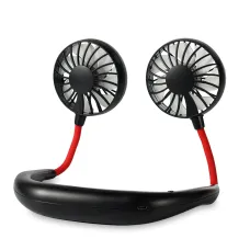 Нашийний USB-вентилятор Wearable Fan із зарядкою від MicroUSB, 1200 мА/год, 4 Вт