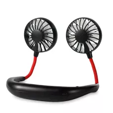 Нашейный USB вентилятор Wearable Fan с зарядкой от MicroUSB, 1200 мА/ч, 4 Вт