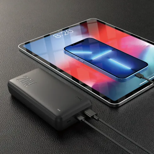 Портативний зарядний пристрій HOCO J87A, 20000 мА/год, USB-A, Type-C, Micro-USB - фото 5