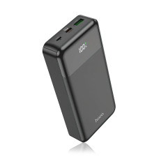 Портативное зарядное устройство HOCO J102A с огнеупорным корпусом, 20000 мА/ч, USB-A, Type-C, Micro-USB