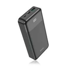 Портативний зарядний пристрій HOCO J102A з вогнетривким корпусом, 20000 мА/год, USB-A, Type-C, Micro-USB